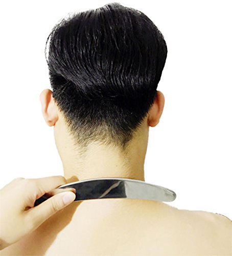 Medical Grade Stainless Steel Gua Sha Guasha Massage Soft Tissue Therapy Used for Back, Legs, Arms,Neck,Shoulder (A) - style: A