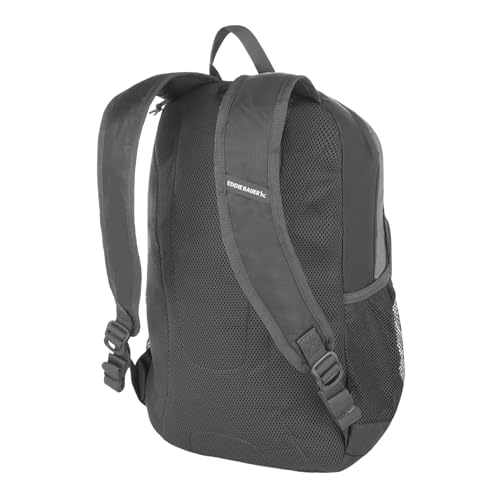 Eddie Bauer Stowaway Packable Backpack | Travel | Outdoor | Lightweight | Foldable | Durable | Ripstop Polyester | 30L - Dark Smoke - color: Dark Smoke, size: 30L