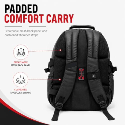 star cloud Business Laptop Backpack for Men, Travel Backpack with Front Organizer Pocket, Spacious Main Compartment, Side Bottle Pocket and Compression Buckle Strap for Commute and Weekend Trip