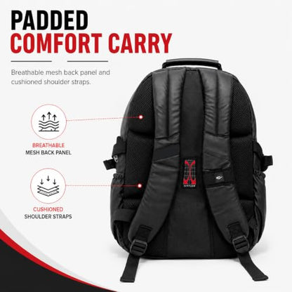 star cloud Business Laptop Backpack for Men, Travel Backpack with Front Organizer Pocket, Spacious Main Compartment, Side Bottle Pocket and Compression Buckle Strap for Commute and Weekend Trip