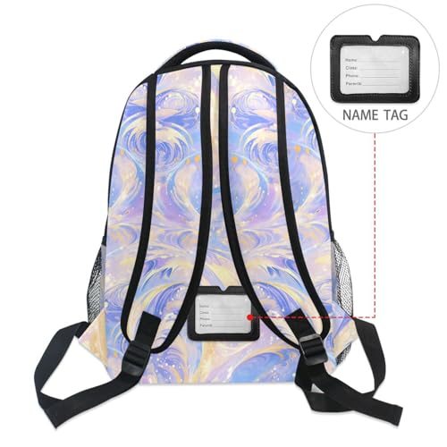 Backpack for Women Men Waterproof Backpack with Chest Strap Gift Men & Women Yellow Navy Blue Purple - color: Multicolor01