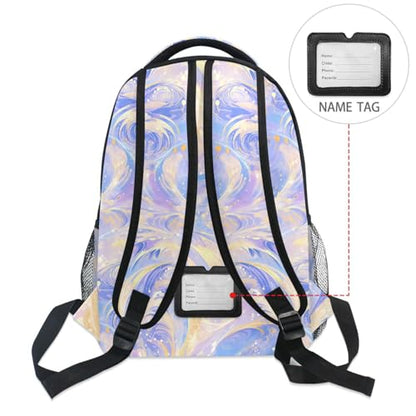 Backpack for Women Men Waterproof Backpack with Chest Strap Gift Men & Women Yellow Navy Blue Purple - color: Multicolor01
