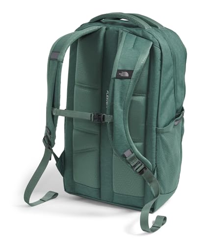 The North Face Women's Jester Everyday Laptop Backpack - Commuter Travel Bag, Laptop Sleeve, Water-Repellent, Duck Green Dark Heather, One Size - color: Duck Green Dark Heather