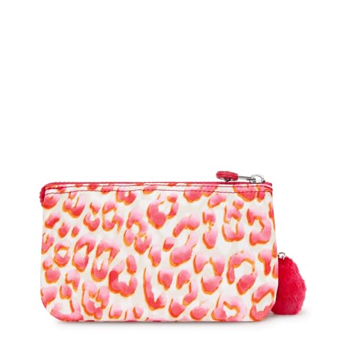 Kipling Women's Creativity Large Pouch, Versatile Cosmetics Kit, Lightweight Travel Organizer - color: Latin Cheetah, size: 7.25''L x 4.25''H x 1.5''D