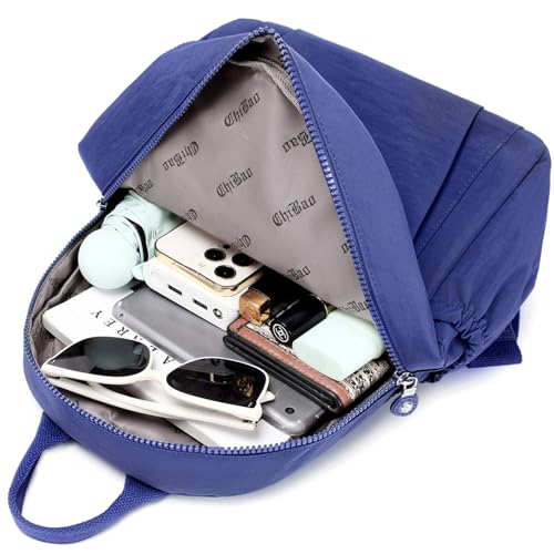 Mini Backpack Purse for Women, Stylish Daypack Shoulder Bag, Small Lightweight Daypack for Work Travle College (A- Dark Blue) - color: A- Dark Blue
