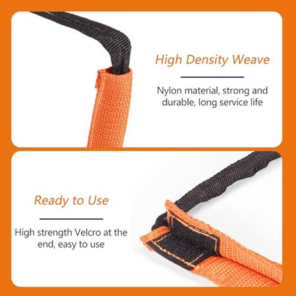 Footwork Ladder, Exercise Ladders for Agility Training, Detachable Training Equipment Set, with Carry Bag for Kids, Athletes, Soccer, Basketball(10 Grids) - size: 10 Grids