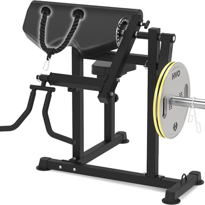 HVO Bicep Tricep Curl Machine Preacher: Curl Bench 2 in 1 Arm Curl and Tricep Extension Machine for Home Gym Workout - style: Black Bicep Tricep Curl Machine