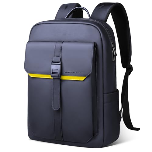 hk Slim Laptop Backpack for Men Women, Lightweight Business Backpacks 15.6 Inch Water-resistant Computer Bag for College Work Daily - color: Blue, size: 15.8 x 12.2 x 5.9 inches