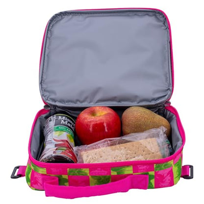 AI ACCESSORY INNOVATIONS Wicked 5 Piece Backpack Set, Galinda & Elphaba Flip Sequin Girls School Bag with Front Zip Pocket, 2 Side Mesh Pockets, Pink & Green - color: Wicked