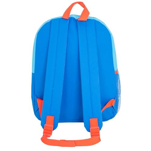 AI ACCESSORY INNOVATIONS Sonic The Hedgehog Kids Backpack, Sonic, Knuckles, Shadow 15" School Bag for Girls & Boys, Blue - color: Sega