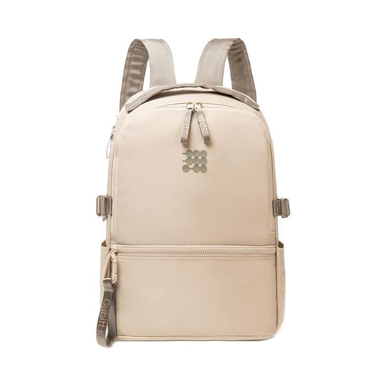 Cubitt Backpack – Lightweight Water-Resistant Laptop Backpack for Work, College & Travel with Organizer, 12kg Capacity – Warm Beige - color: Warm Beige