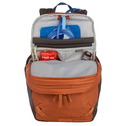 Eddie Bauer Nomad Backpack | Laptop (17 inch) | Hydration Sleeve | Travel | Hiking | Gym | Work | Commuting | 22L - Sienna - color: Sienna, size: 22L