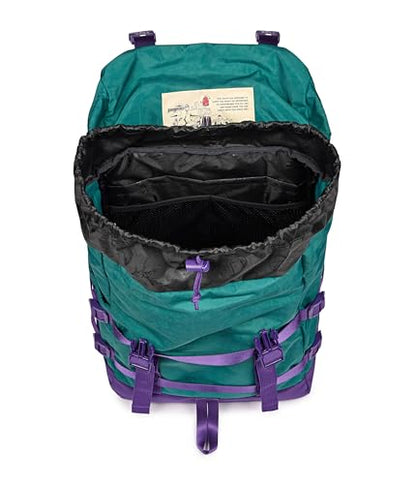 JanSport Skip Pack Backpack – 28L Capacity, Fits 13.5in Laptop, Large Main Compartment, Side Water Bottle Pocket – Ideal for Work & Travel, Emerald Pool - color: Emerald Pool