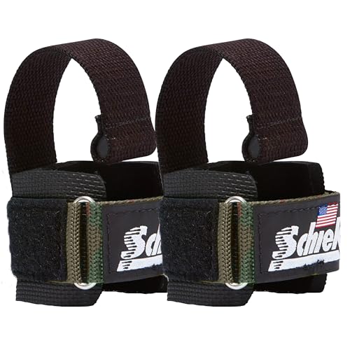 Schiek Sports Model 1000-DLS Deluxe Dowel Lifting Straps - color: Camo