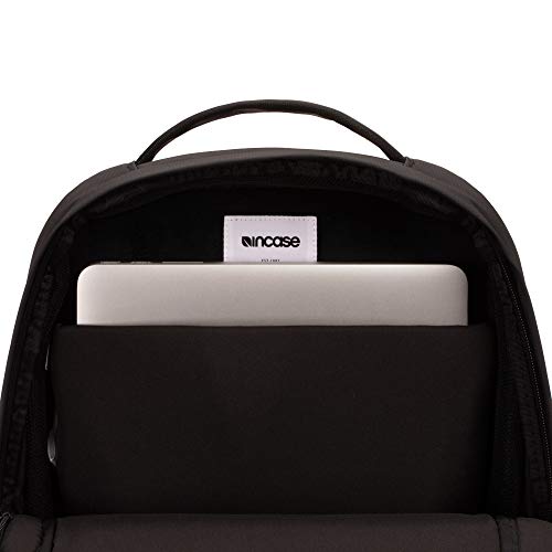 Incase City Backpack - 24L Main Storage Compartment with 16" Faux Fur Laptop Pocket, Front Organizational Pocket, Quick Access Pocket, Everyday Tech Backpack - Black - color: Black