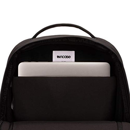 Incase City Backpack - 24L Main Storage Compartment with 16" Faux Fur Laptop Pocket, Front Organizational Pocket, Quick Access Pocket, Everyday Tech Backpack - Black - color: Black