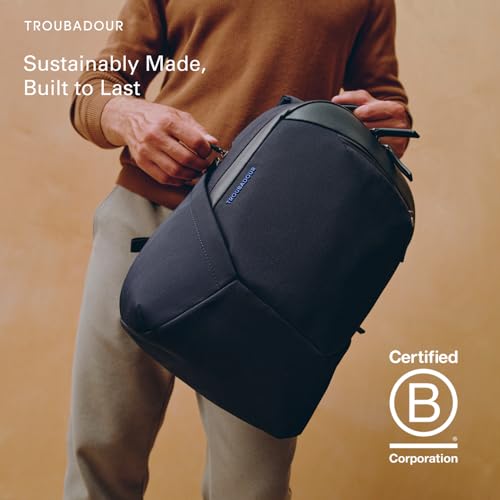 Troubadour Apex 4.0 Compact - 16L Premium Laptop Backpack - Ergonomic & Water Resistant - Designed for Work and Travel - Basalt - color: Basalt