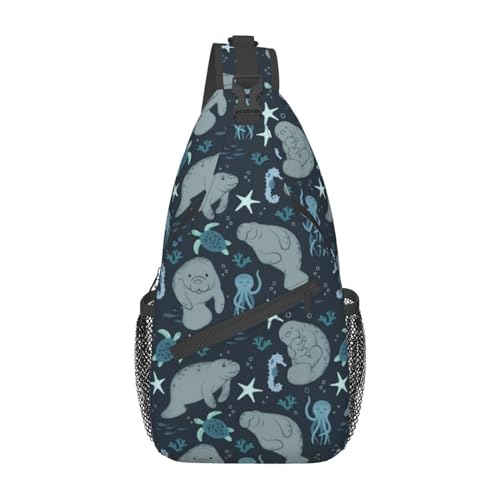 Butterflies Sling Bag Crossbody Sling Backpack for Women Men Travel Hiking Daypack Chest Shoulder Bag | Travel - color: Sling425