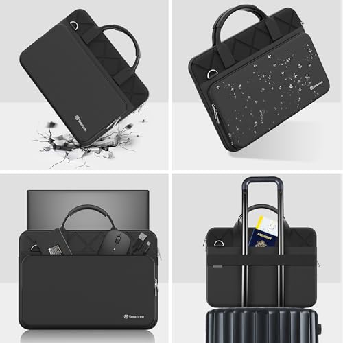 Smatree CityEdge 15.6-16 inch Laptop Sleeve for Samsung Galaxy Book5/4/3 Pro 360, Galaxy Book5/4/3 Pro, GalaxyBook4/3 Ultra, GalaxyBook4/3，Case with Accessory Pocket,Patented Super-Corner Design(CE04) - size: for 15.6-16 inch (CE04)