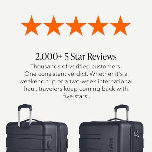 SwissGear 7366 Signature Hardside Expandable Luggage with Spinner Wheels, TSA Lock, Navy, Checked-Large 27-Inch - color: Navy, size: Checked-Large 27-Inch