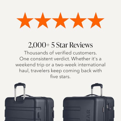 SwissGear 7366 Signature Hardside Expandable Luggage with Spinner Wheels, TSA Lock, Navy, Checked-Large 27-Inch - color: Navy, size: Checked-Large 27-Inch