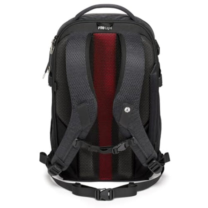 Manfrotto PRO Light Frontloader M, Professional Camera Backpack, Side and Front Access, Tripod Mount, Padded Backpack with Interchangeable Dividers, Black