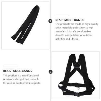 Generic Resistance Sled Pull Strap Multi-functional Load-bearing Harness for Full Body Exercise Lightweight and Design for Outdoor Sports and Training