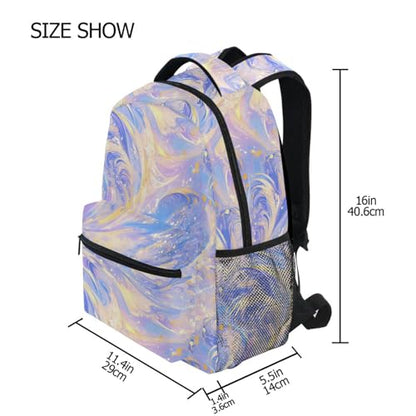 Backpack for Women Men Waterproof Backpack with Chest Strap Gift Men & Women Yellow Navy Blue Purple - color: Multicolor01