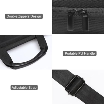 MOSISO Laptop Bag for Men,17-17.3 inch Computer Bag Compatible with Dell XPS/HP Pavilion/Ideapad/Acer/Alienware/HP Omen Notebook, Hard Shell Laptop Case with Front Pocket&Shoulder Strap, Black - color: Black, size: 17.3 inch