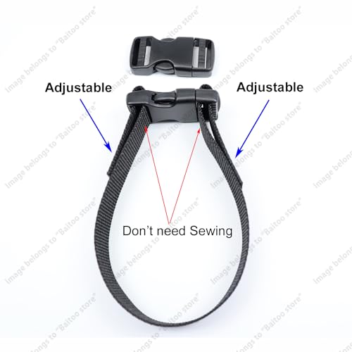 Side Release Buckles Heavy Duty Plastic Buckle Snap Clips Clasps Backpack Buckle Replacement for Strap - style: 1 Inch - 2sets