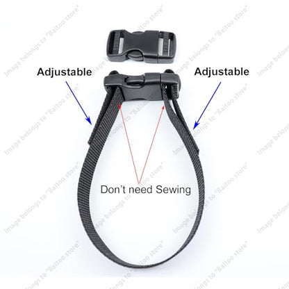 Side Release Buckles Heavy Duty Plastic Buckle Snap Clips Clasps Backpack Buckle Replacement for Strap - style: 1 Inch - 2sets