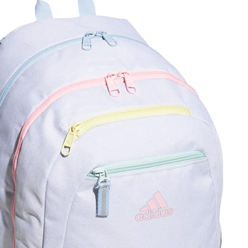 adidas Excelerator School Backpack, 33L - color: Twill White/Pink Spark/Grey, size: OSFA