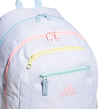 adidas Excelerator School Backpack, 33L - color: Twill White/Pink Spark/Grey, size: OSFA