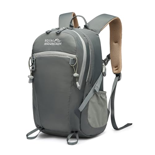 Small Hiking Backpack With Rain-cover, 20L Travel Backpacks For Women Men, Camping Daypack Backpacks Lightweight, Durable Hiking Backpack Fit For Camping, Daily Commuting, Short Trips (Grey) - color: Grey-01, size: 20L