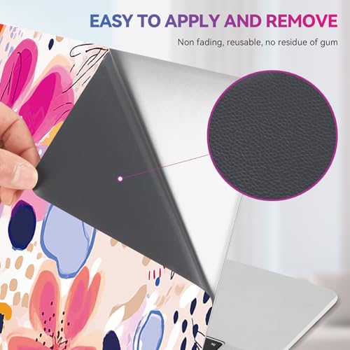 ArtSo Laptop Skin Sticker Decal, 17 17.3inch Laptop Netbook PC Notebook Universal Vinyl Reusable Skin Sticker Cover Personalized Art Case Protector, Flower Abstract - color: Flower Abstract
