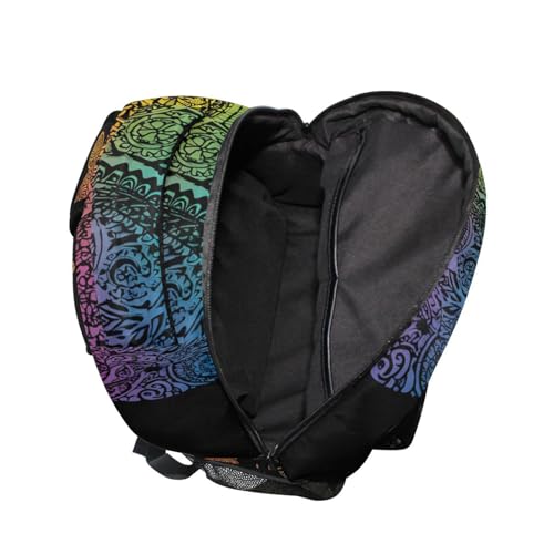 ALAZA Rainbow Llama No Drama Boho Backpack for Kids Boys Girls Student Laptop iPad Tablet Travel School Bag with Multiple Pockets - color: Llama