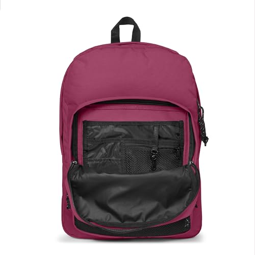 EASTPAK Pinnacle – 38L Everyday Backpack with Dual Compartments, Organizer Front Pocket, Padded Back Panel & Shoulder Straps, Wine Burgundy - color: Wine Burgundy