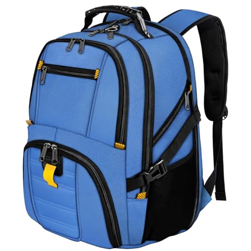 YOREPEK Large Backpack for Men, Extra Large Laptop Backpacks for Men Women, Water Resistant Travel Backpack Airline Approved Business Work Bag Fits 17 Inch Computer, Black - color: Cobalt Blue, size: 17 Inch