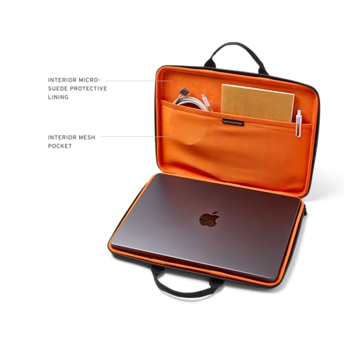 UAG Laptop Sleeve Case, Medium Sleeve, Fits Up to 13-14" Laptop, Shockproof Protective Carrying Computer Bag with Carrying Handle and Interior Accessory Pocket, Black - size: Medium - Black