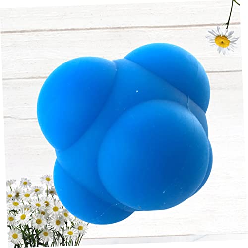 WOONEKY 1pc Hexagonal Silicone Reaction for Agility Training Bouncing for Reflexes and Coordination for Athletes and Rehabilitation Fun Exercise Tool for Men and Women