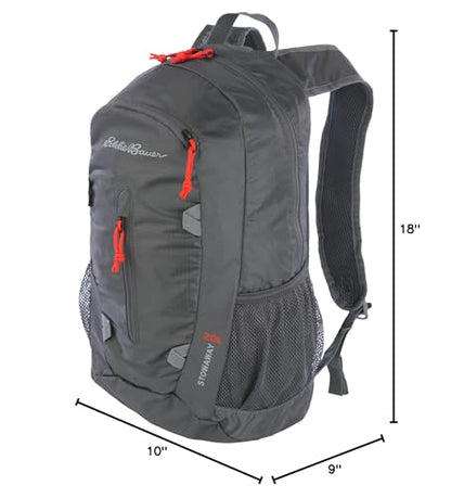 Eddie Bauer Stowaway Packable Backpack | Travel | Outdoor | Lightweight | Foldable | Durable | Ripstop Polyester | 20L - Dark Smoke - color: Dark Smoke, size: 20L