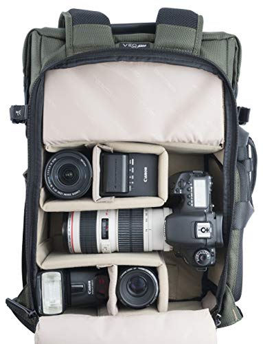 VANGUARD VEO SELECT 45M Backpack/Shoulder Bag for Mirrorless - Green - color: Green, style: Veo Select 45m