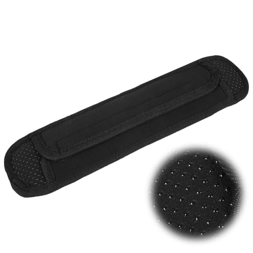 Strap Cushion for Bag Universal Shoulder Strap Pad for Bags Black Large Breathable Shock Absorption for Bag, Messenger Bags, Backpacks and Purse Non-Slip Thick Cushion with Foam