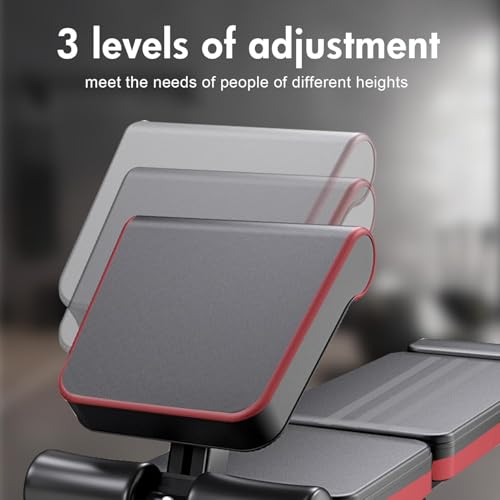 ALSO GO 2026 Weight Bench, 770LBS Adjustable Workout Bench Foldable for Home Gym, Leg Extension and Extended Backrest for Bench Press Full Body Strength Training Exercise