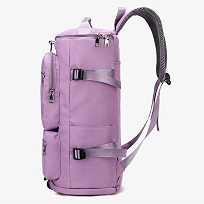 Gym Sport Bag Backpack Duffle Bag Bag Travel Shoulder Bag Casual Daypack for Men and Women