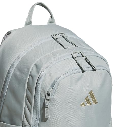adidas Amplifier Backpack for Laptop, School and Gym, 28L, Wonder Sage Green/White/Regular, OSFA - color: Wonder Sage Green/White/Regular