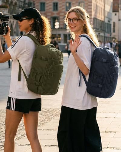 BAGSMART Travel Backpack for Women & Men 17.3 inch Laptop, Flight Approved Carry on Backpack with Shoe bag & 2 Packing Cubes, Water-Resistant Large Business Travel Bag, Weekender Bag - Olive green - color: Olive Green
