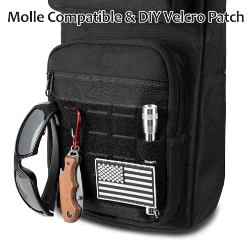 Hydration Backpack Tactical with 3L TPU Water Bladder: Hiking MOLLE Military Day Bag for Hunting for Men Women