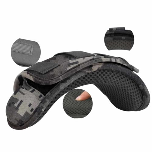 ZINMARK Tactical Shoulder Pad with Ultra-Thick Cushion for Vest Shoulder Straps and Backpacks, Comfort and Breathable,(1PCS-Camouflage-gray) - color: Camouflage-gray