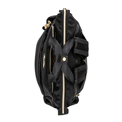 Itzy Ritzy Dream Convertible Diaper Bag Tote Backpack - Baby Diaper Bag with 14 Pockets, Changing Pad & More (Midnight Black) - color: Midnight Black